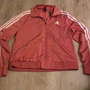 Small Pink Adidas Retro Zip Up